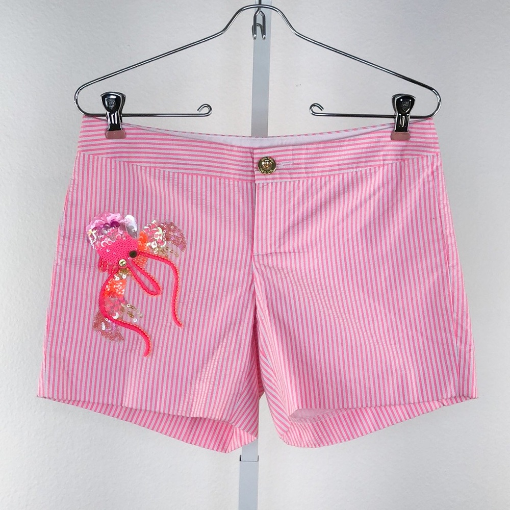 Lilly Pulitzer Pink Cosmo Callahan Party Shorts - Picture 4 of 10